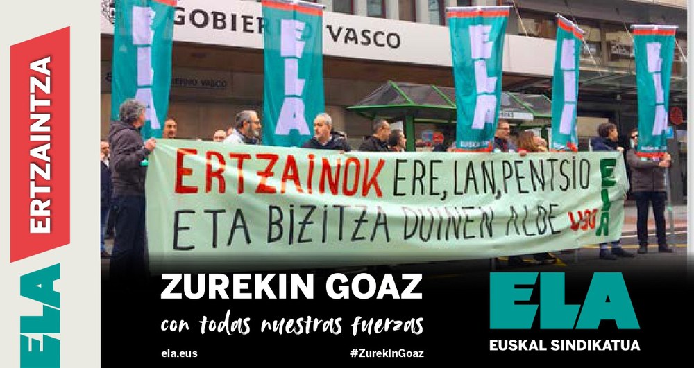 El 10 de febrero se celebrarán las elecciones sindicales en la Ertzaintza