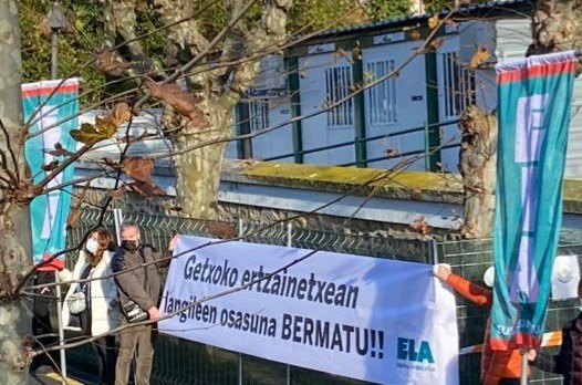 ELA-Ertzaintza convoca una movilización ante la ertzainetxea de Getxo