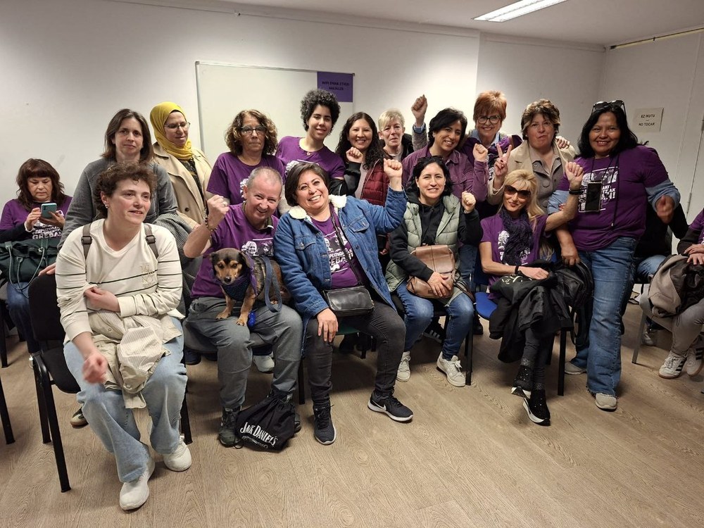 Las trabajadoras se encierran en la casa de las mujeres