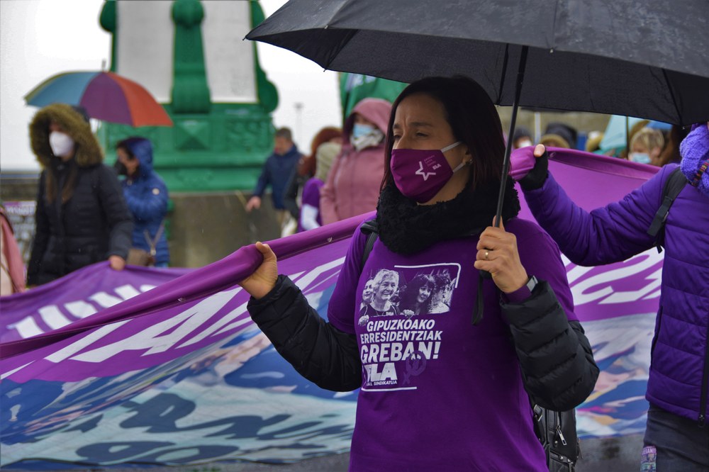 258 jornada de huelga en las residencias de Gipuzkoa, el 24 de marzo