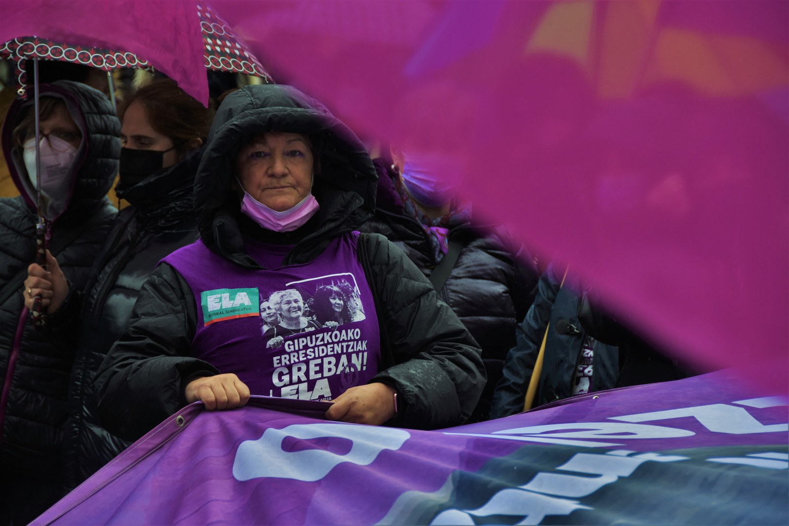 258 jornada de huelga en las residencias de Gipuzkoa, el 24 de marzo