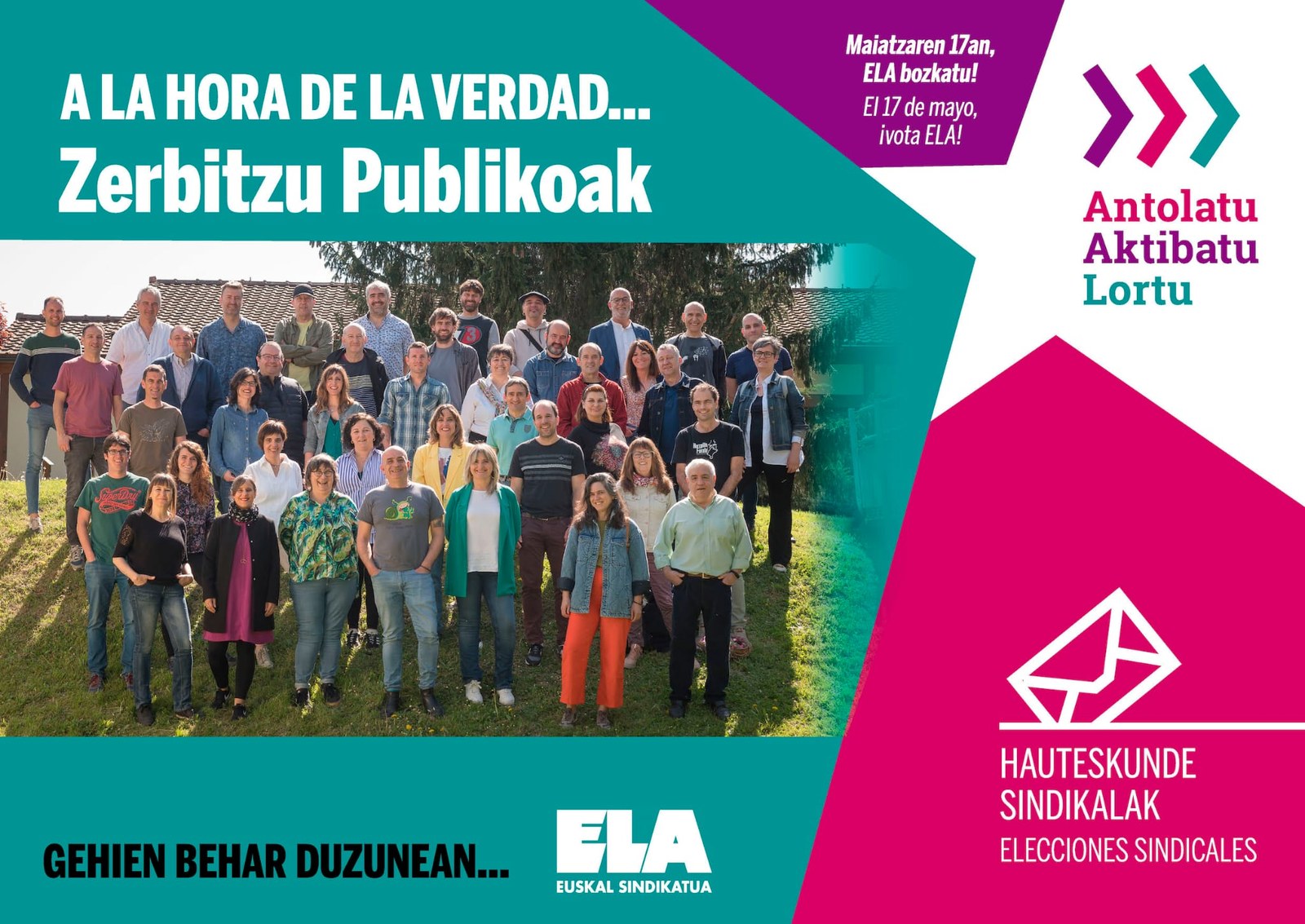 A la hora de la verdad, ELA