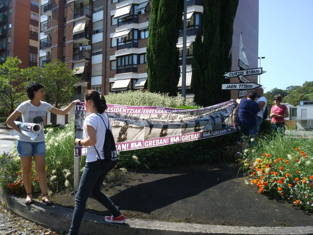 Calentando motores para la huelga en Oria-Goierri