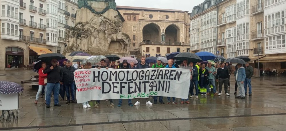 Concentración para exigir que se cumpla el pacto de homologación