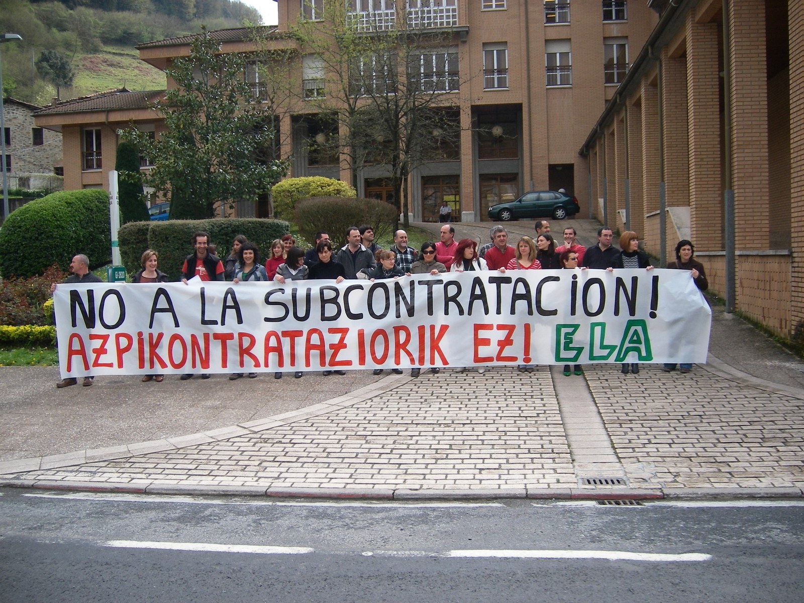 Continúa la subcontratación de servicios en el Hospital Aita-Menni de Arrasate