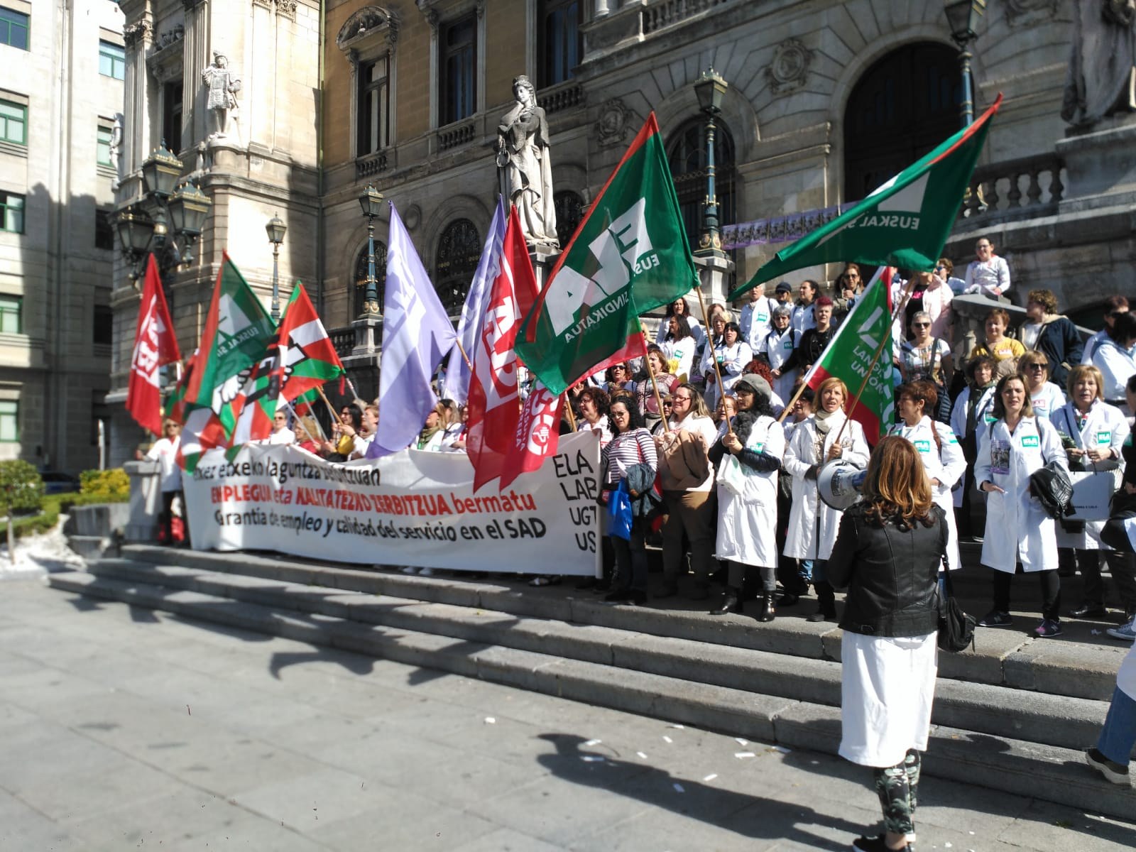 Convocados siete días más de huelga en el sector de Ayuda a Domicilio de Bizkaia