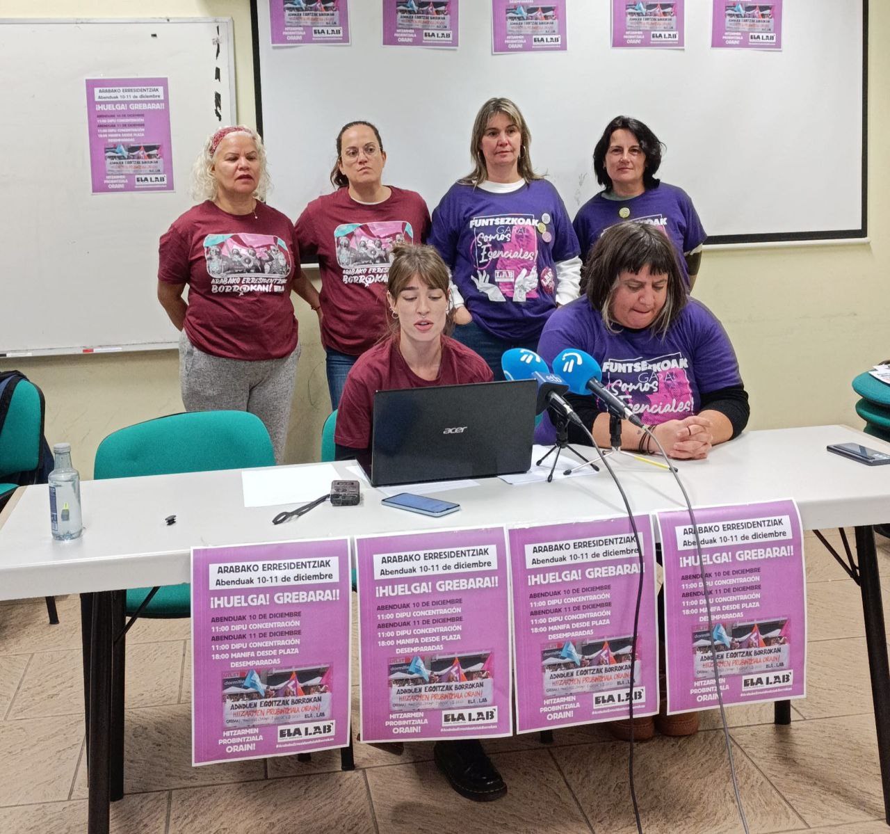 Convocan huelga los días 10 y 11 de diciembre