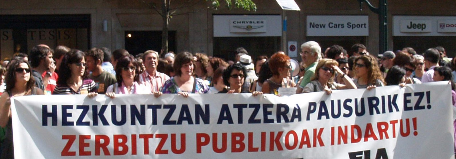 El Gobierno de Gasteiz recorta 700 plazas en la enseñanza pública