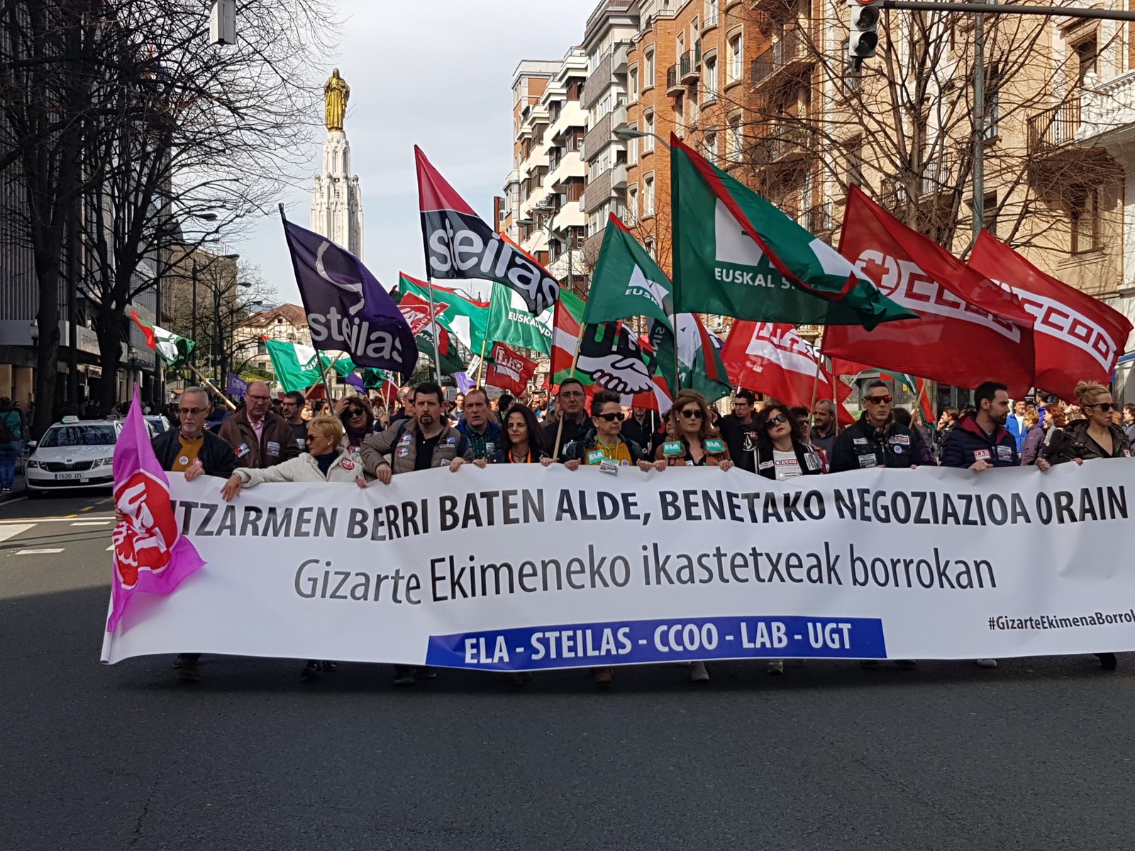 El primero de los cuatro días de huelga convocados para esta semana  en los centros de Iniciativa Social ha tenido un amplio seguimiento