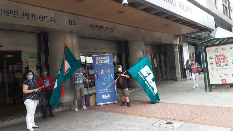 ELA activa en la Administración Autónoma vasca una campaña de socialización para consolidar el empleo