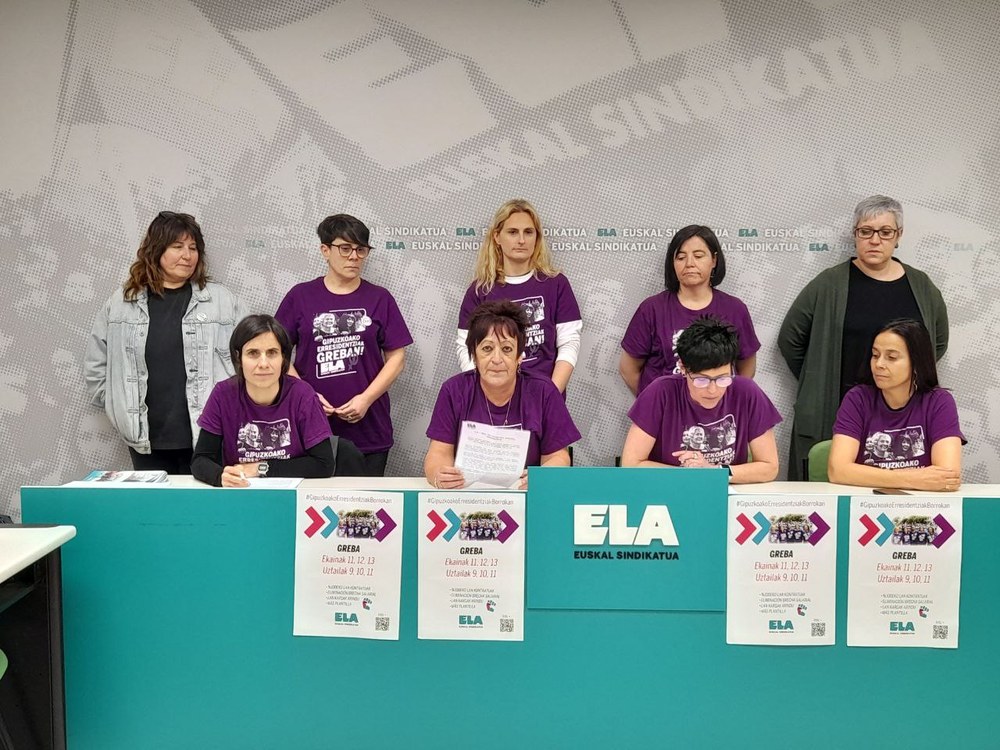 ELA convoca seis días de huelga ante el bloqueo de la negociación del convenio