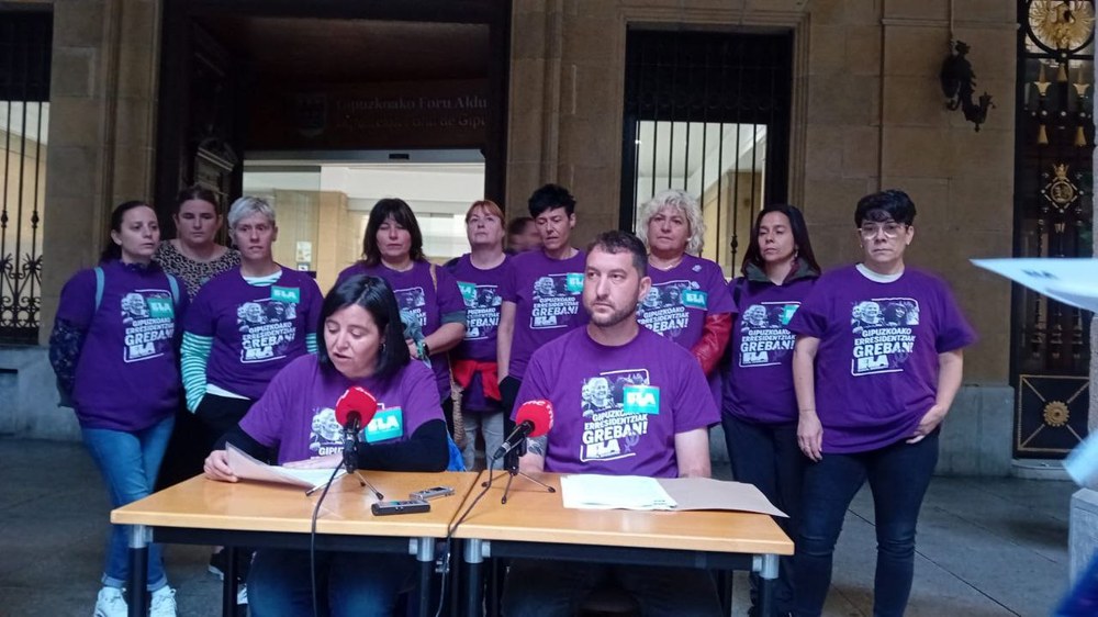 ELA denuncia que la Diputación de Gipuzkoa avala el empeoramiento del servicio