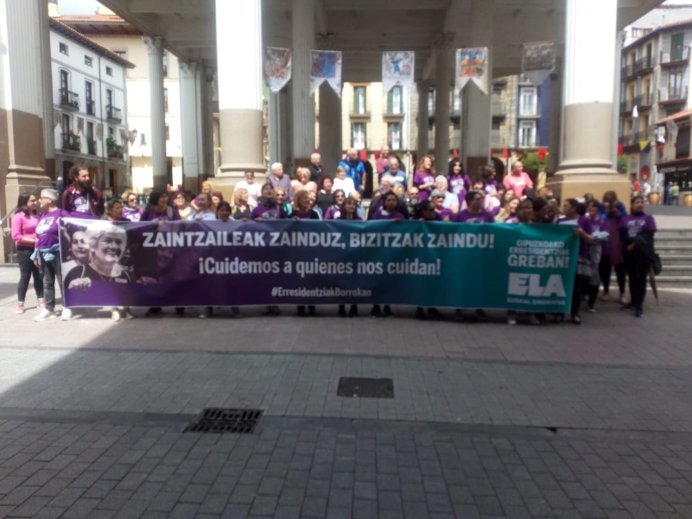 Tras 62 días de huelga en las residencias de Gipuzkoa las patronales y la Diputación siguen actuando de forma irresponsable
