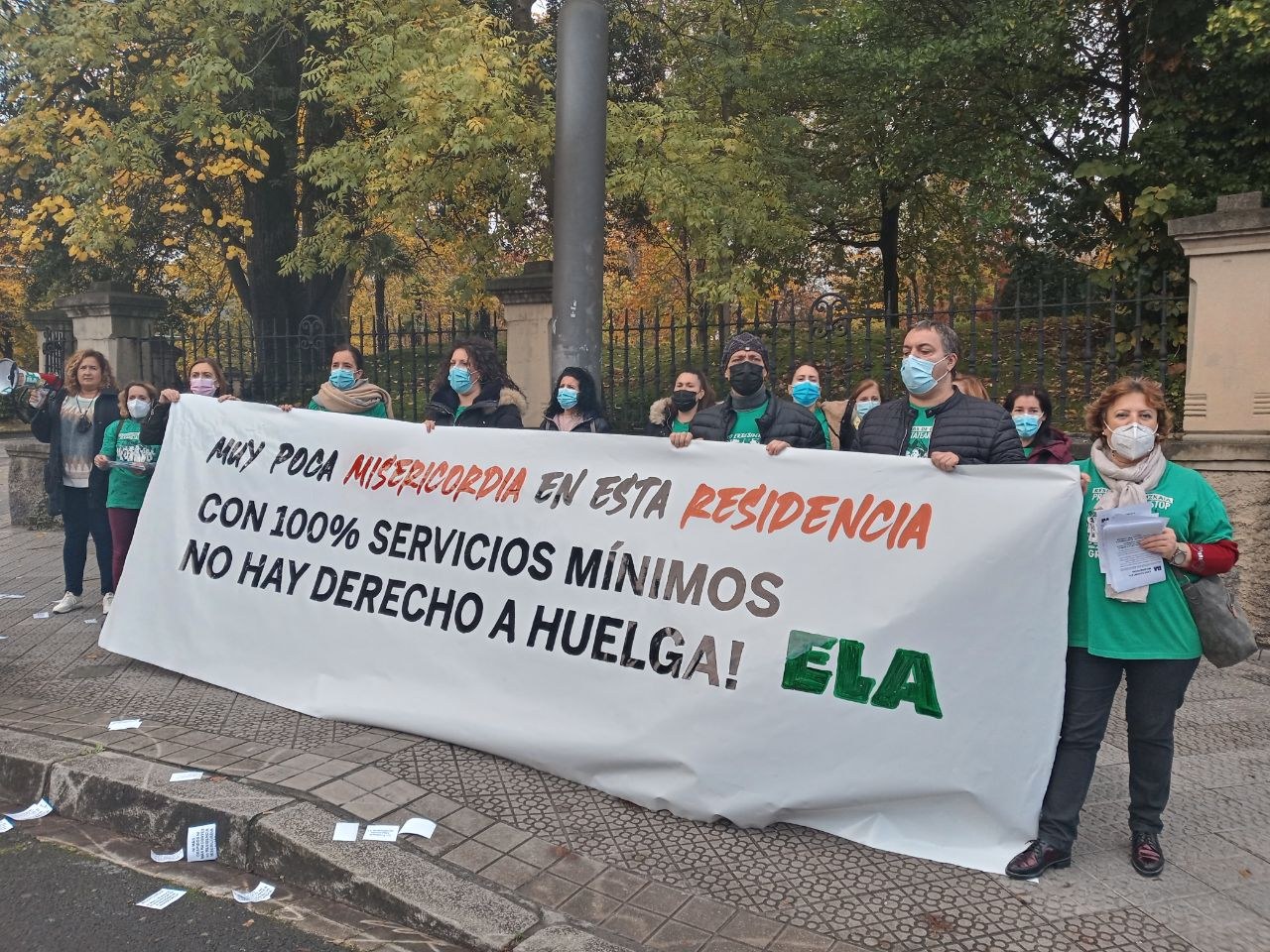 ELA exige a la residencia Casa Misericordia de Bilbao que cumpla las sentencias sobre prevención de riesgos laborales