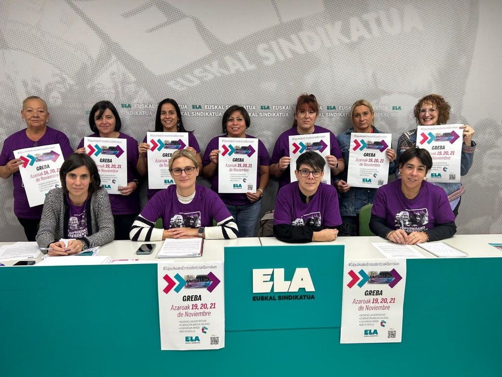 ELA pide a la Diputación de Gipuzkoa que la partida presupuestaria en políticas sociales no se destine exclusivamente a los nuevos edificios