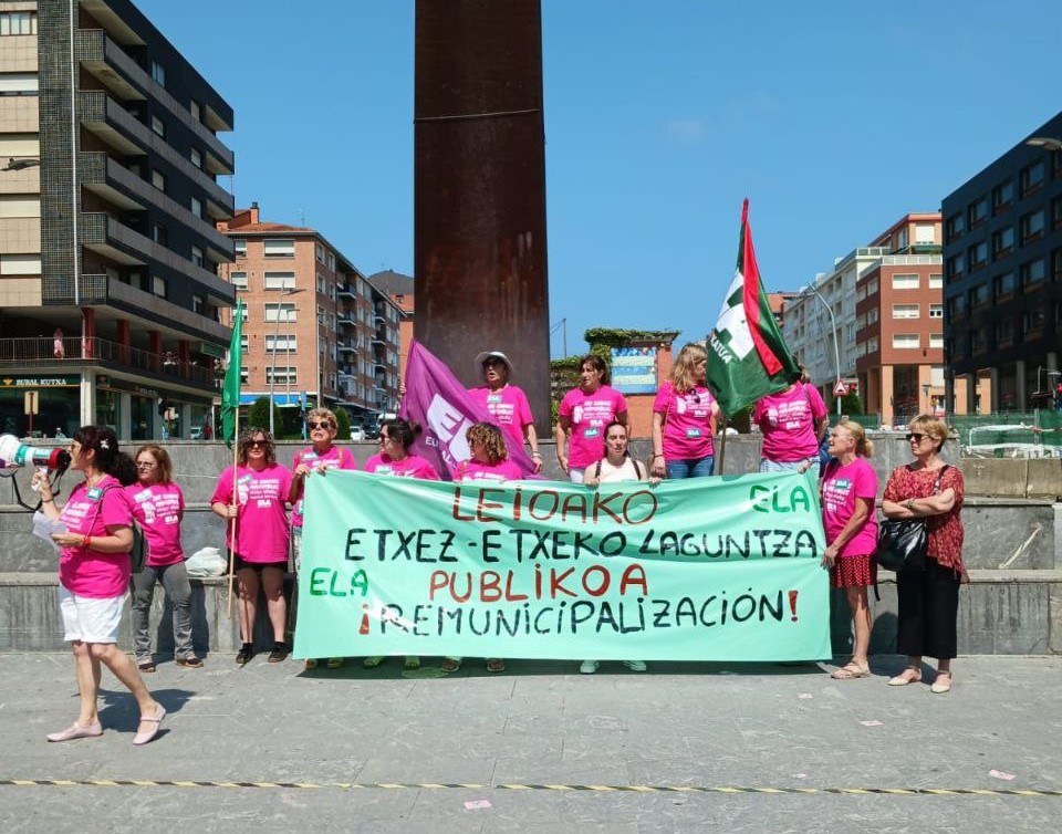 ELA pide la publificación del servicio en Leioa
