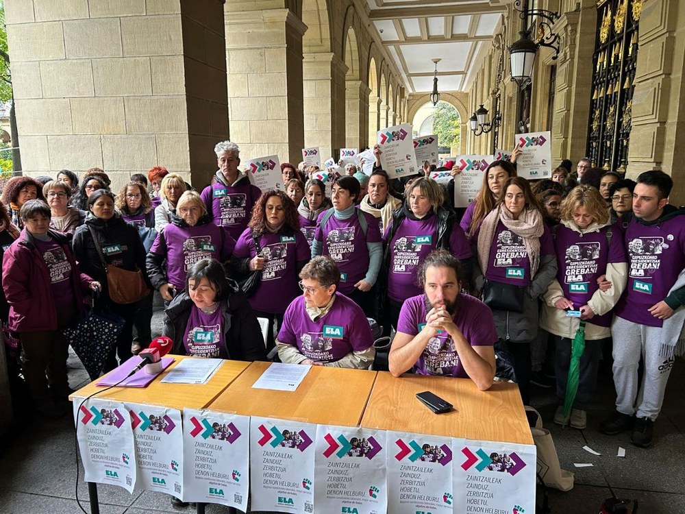 ELA: Podemos debe exigir a la Diputación que fuerce a la patronal a cumplir el acuerdo