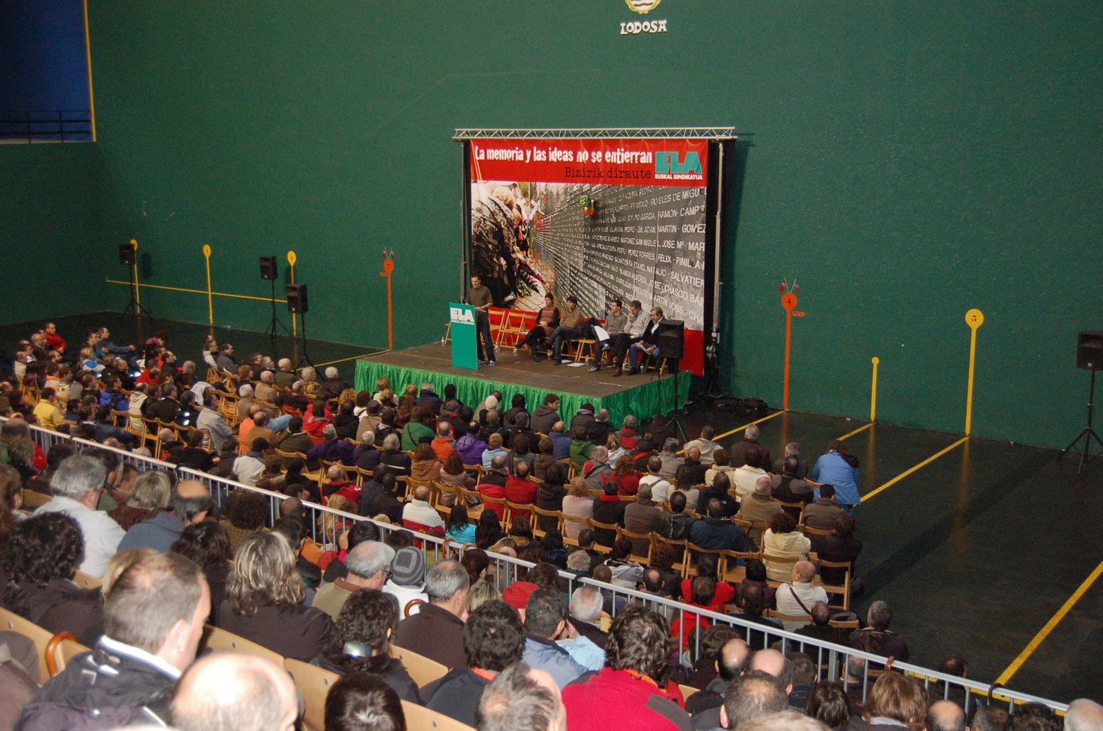 ELA recuerda en Lodosa y Sartaguda a los represaliados por el franquismo