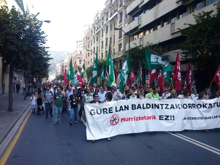 ELA, STEILAS y CCOO exigen a Kristau Eskola y resto de patronales que asuma los acuerdos firmados en noviembre