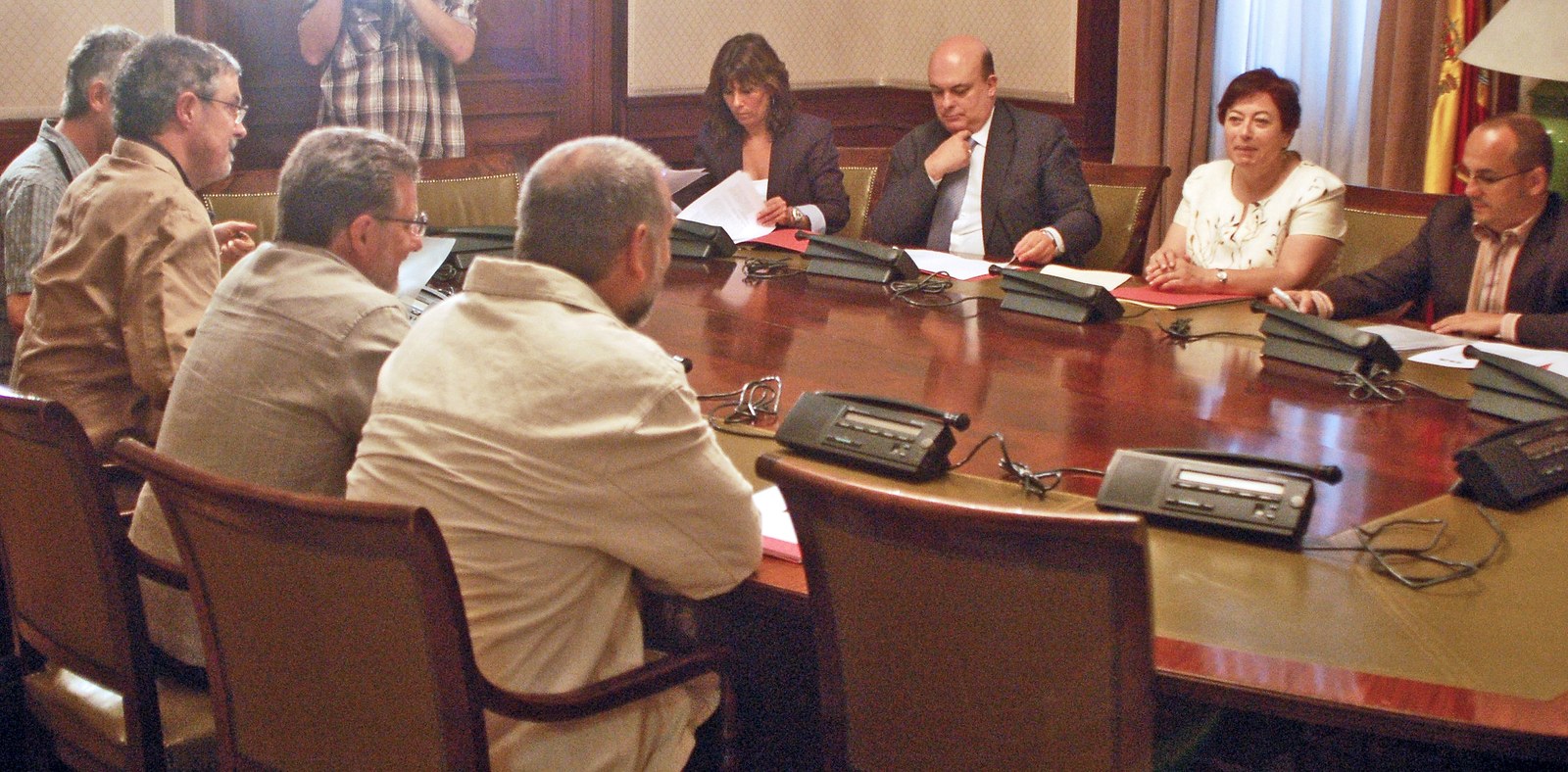 ELA y el sindicato gallego CIG han presentado una declaración conjunta contra la reforma laboral en Madrid