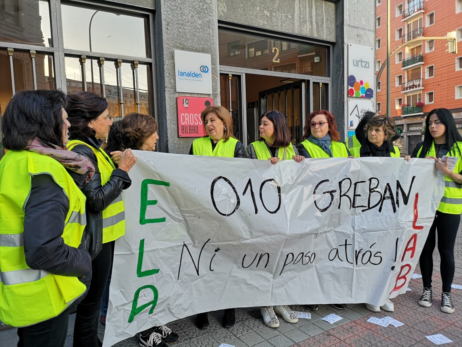 Huelga en el servicio 010 del Ayuntamiento de Bilbao