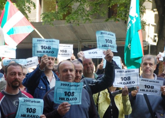 Elorrieta ha denunciado la responsabilidad de la patronal y la administración en el aumento de los accidentes laborales