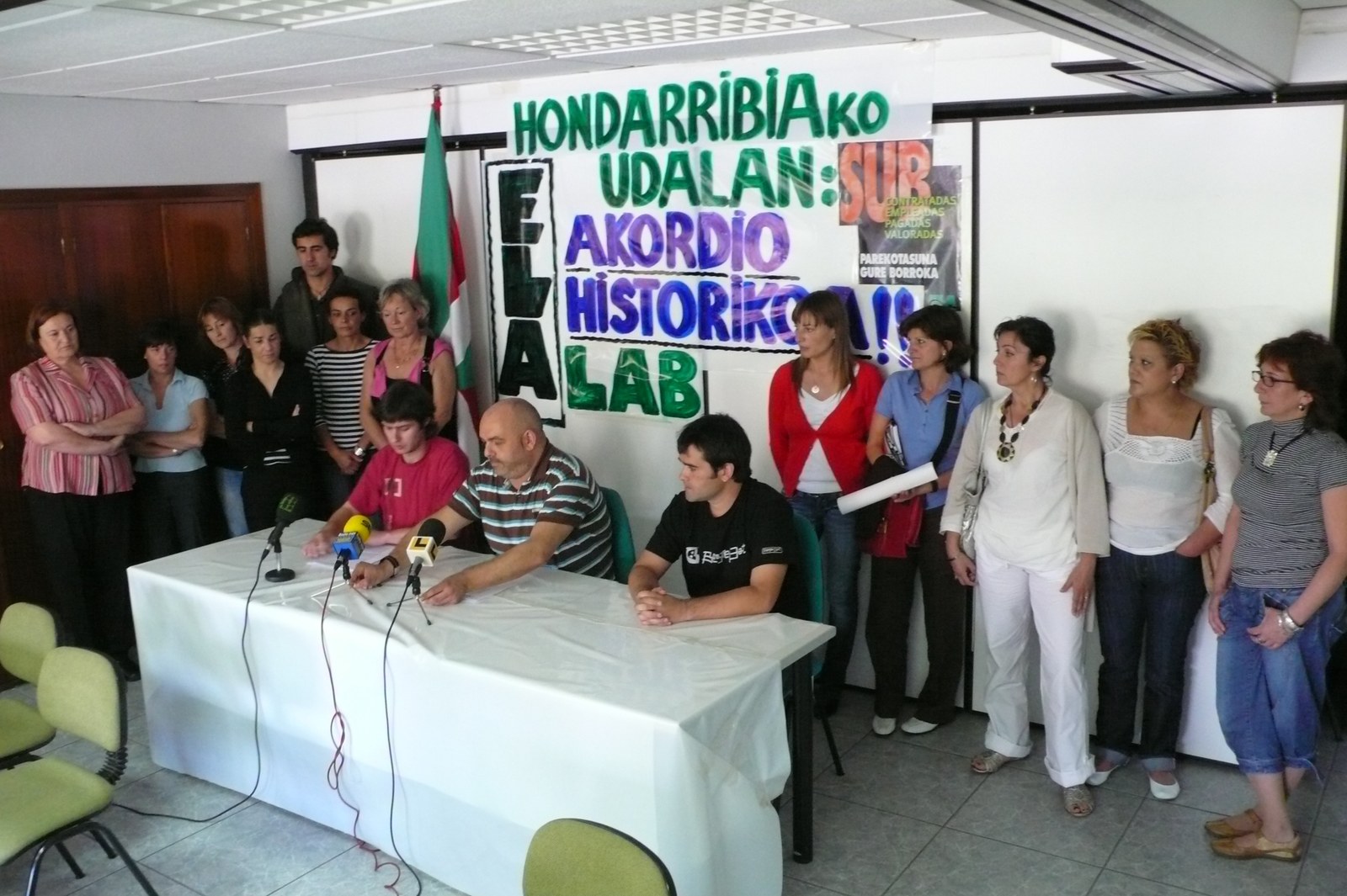 Equiparación para el personal de limpieza de edificios del Ayuntamiento de Hondarribi