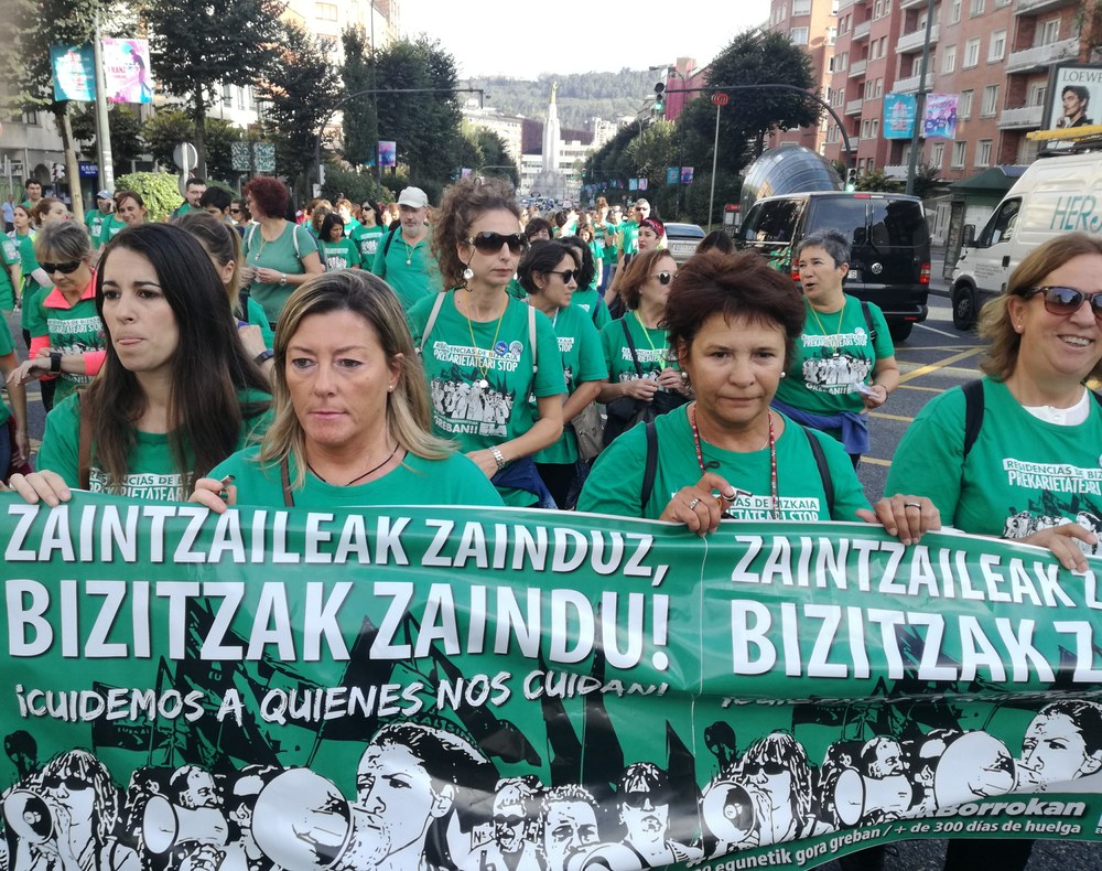 #Erresidentziakborrokan en marcha por Bizkaia