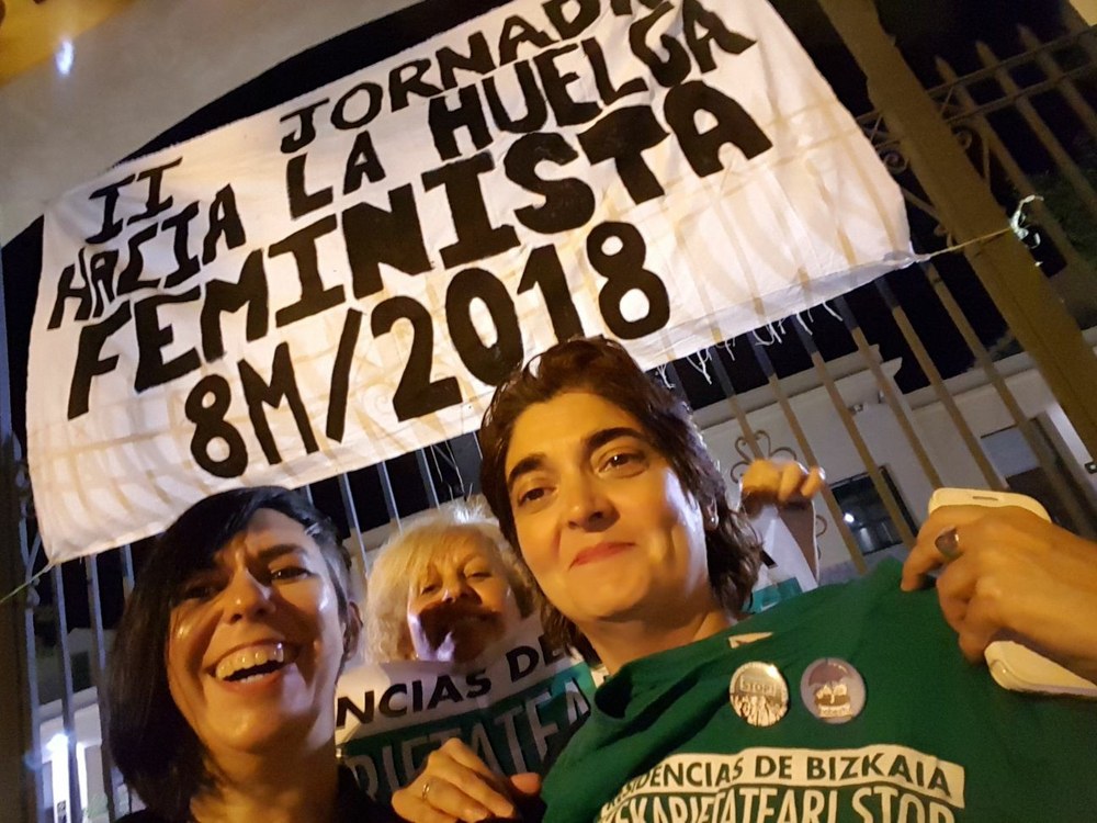 #erresidentziakborrokan es ejemplo de lucha para la huelga de mujeres a nivel estatal que se está organizando de cara al 8M