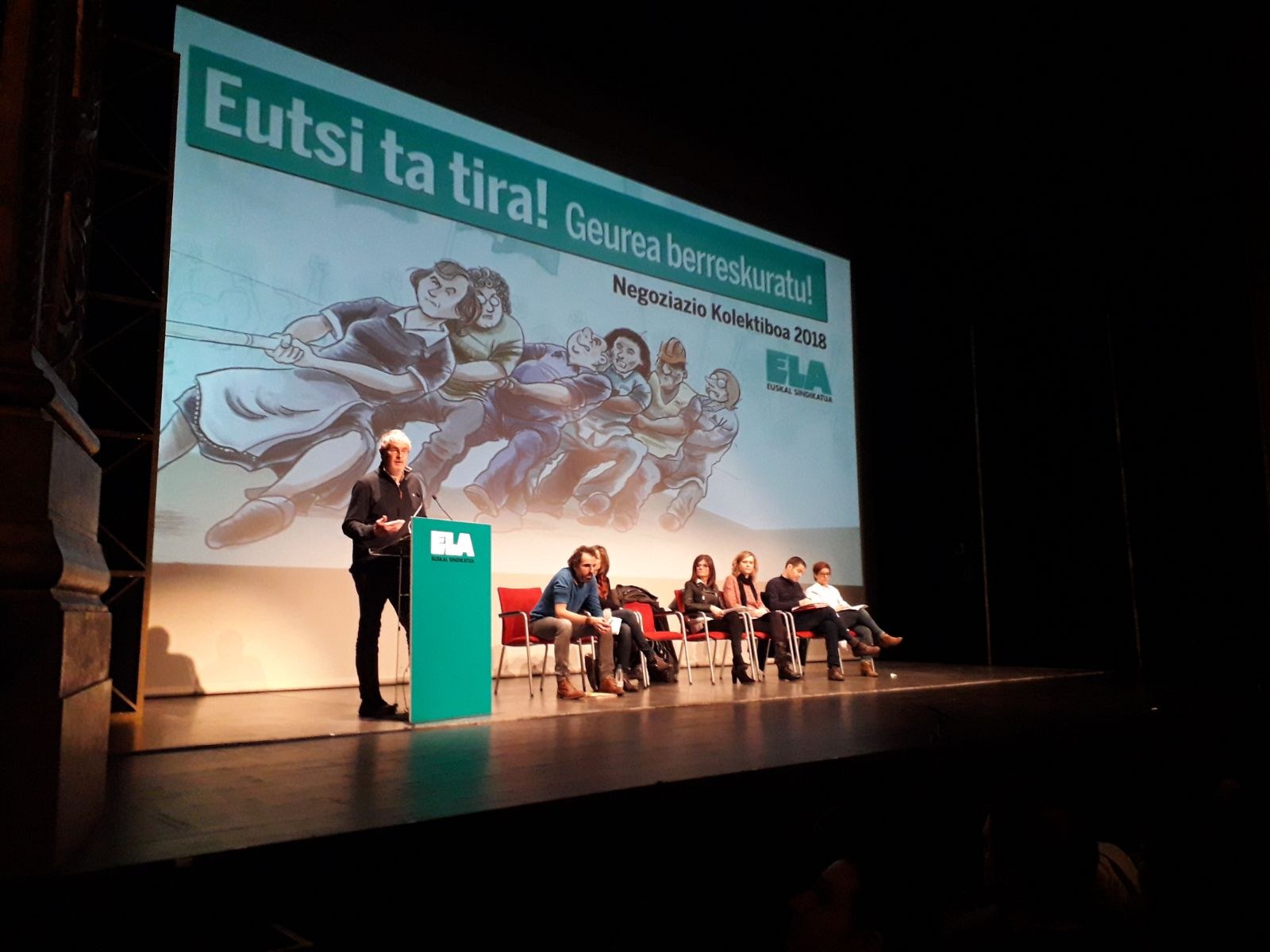 "Ha llegado el momento de recuperar lo nuestro; todos los derechos colectivos que nos han robado hasta ahora"