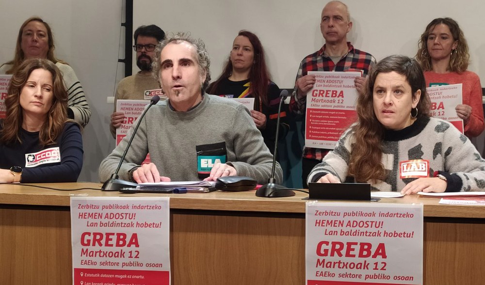 Huelga el 12 de marzo para denunciar la nula voluntad política para negociar aquí las condiciones laborales