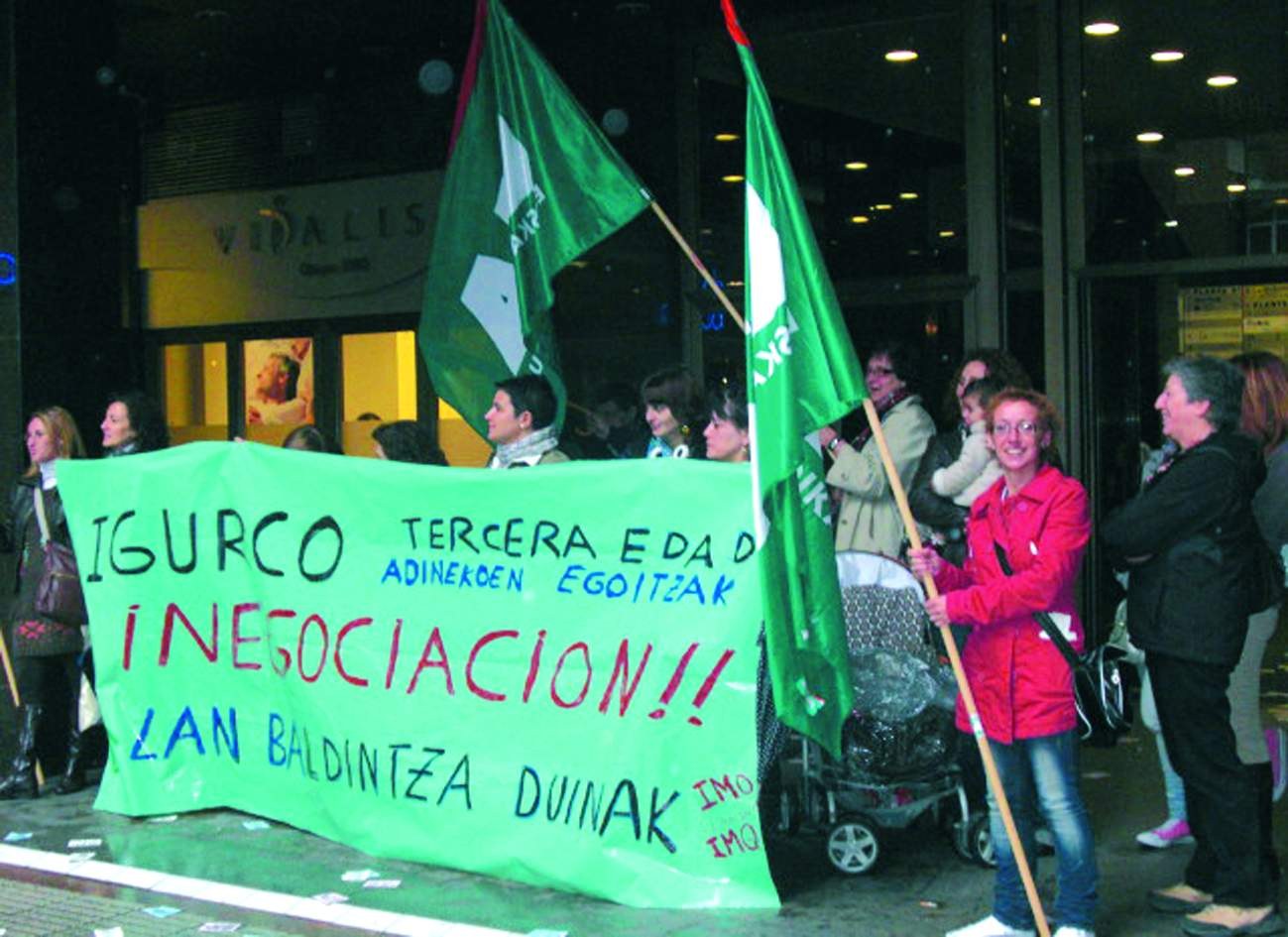 Huelga indefinida en los Centros de Día de Bizkaia