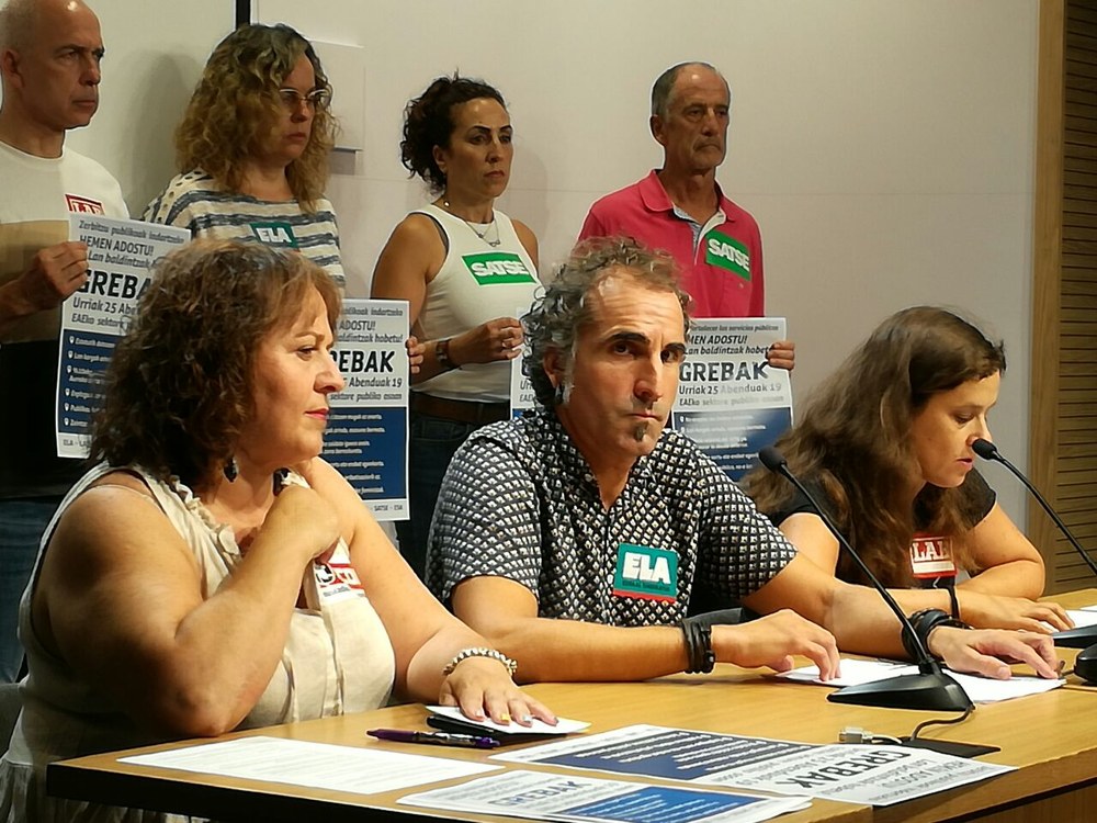 Huelga los días 25 de octubre y 19 de diciembre