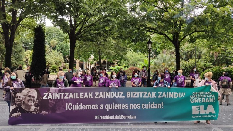 La Diputación Foral de Gipuzkoa sigue sin tomar medidas para proteger la salud de las trabajadoras y personas usuarias de las residencias