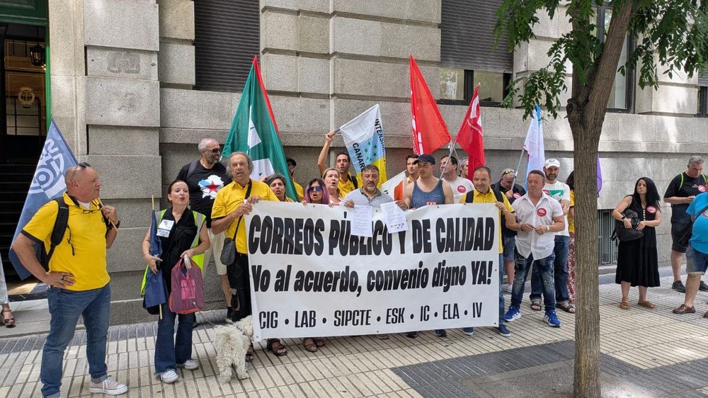 La dirección no ha querido reunirse con los representantes sindicales en Madrid