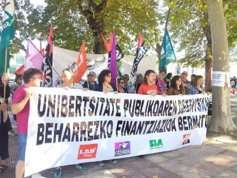 La infrafinanciación y la defensa de la universidad pública, principales retos en EHU