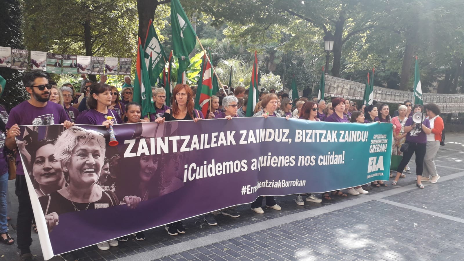 Las trabajadoras de las residencias de Gipuzkoa inician una huelga que finalizará el 18 de octubre Las trabajadoras de las residencias de Gipuzkoa inician una huelga que finalizará el 18 de octubre