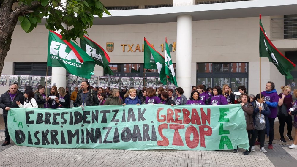 Más jornadas de paro en las residencias de Gipuzkoa