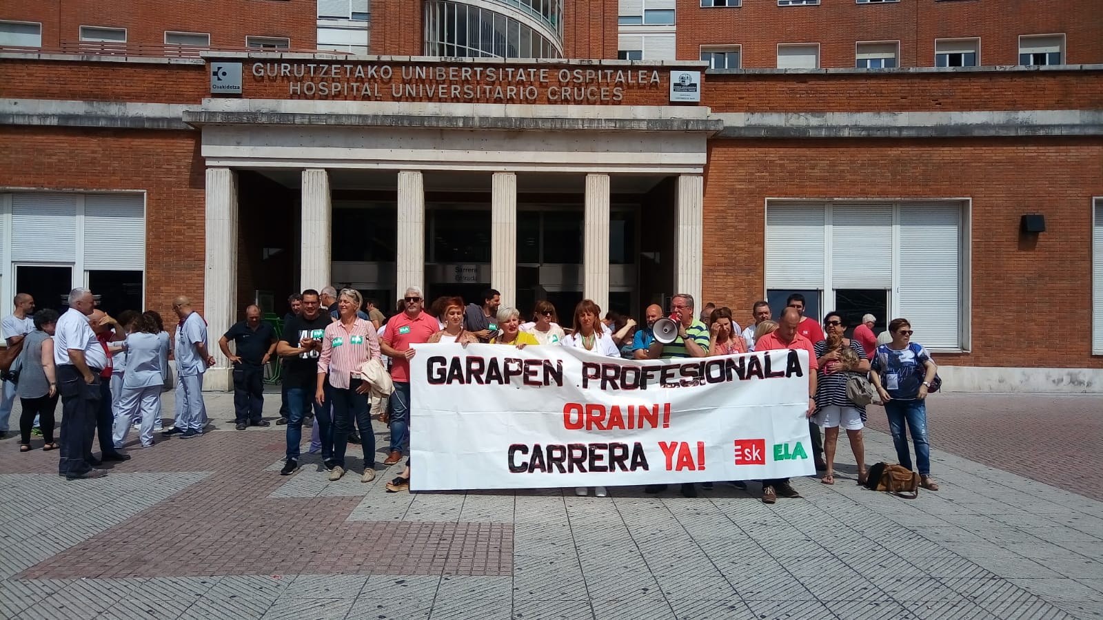 Movilizaciones por un modelo de Desarrollo Profesional en Osakidetza