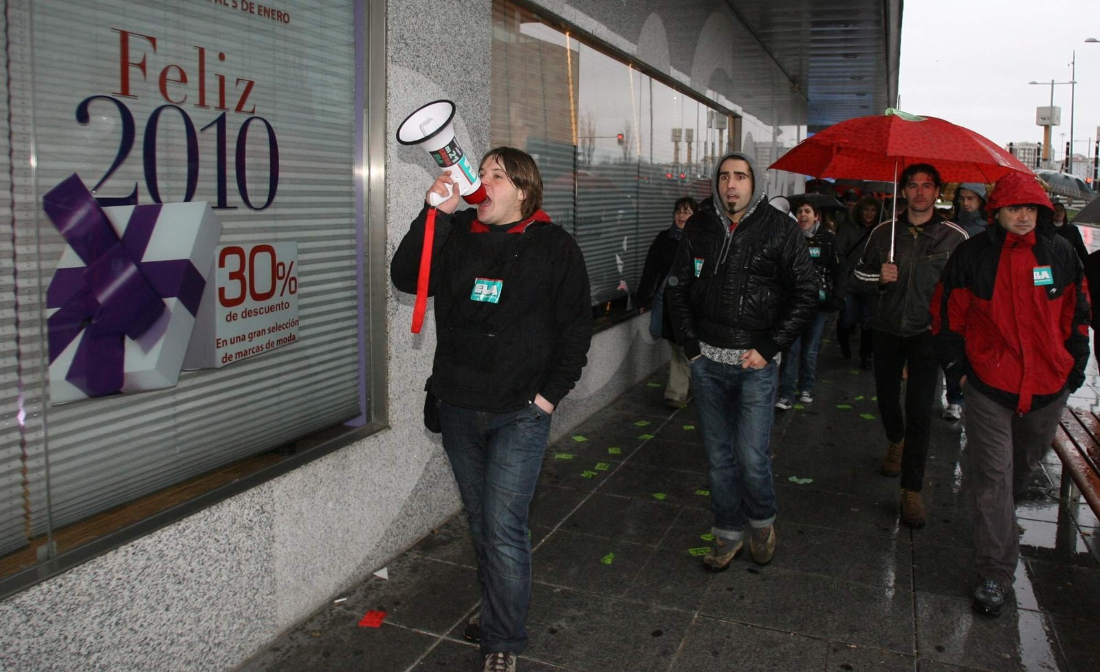 Nuevas movilizaciones en Iruñea contra la apertura en festivos