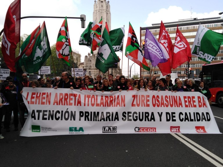 Osakidetza no ha planteado ni una sola medida para solucionar la grave situación que vive la Atención Primaria