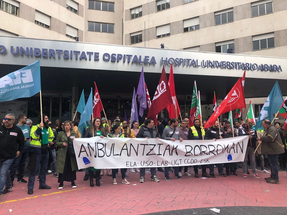 Piden recuperar el poder adquisitivo y equipararlo al personal de Osakidetza