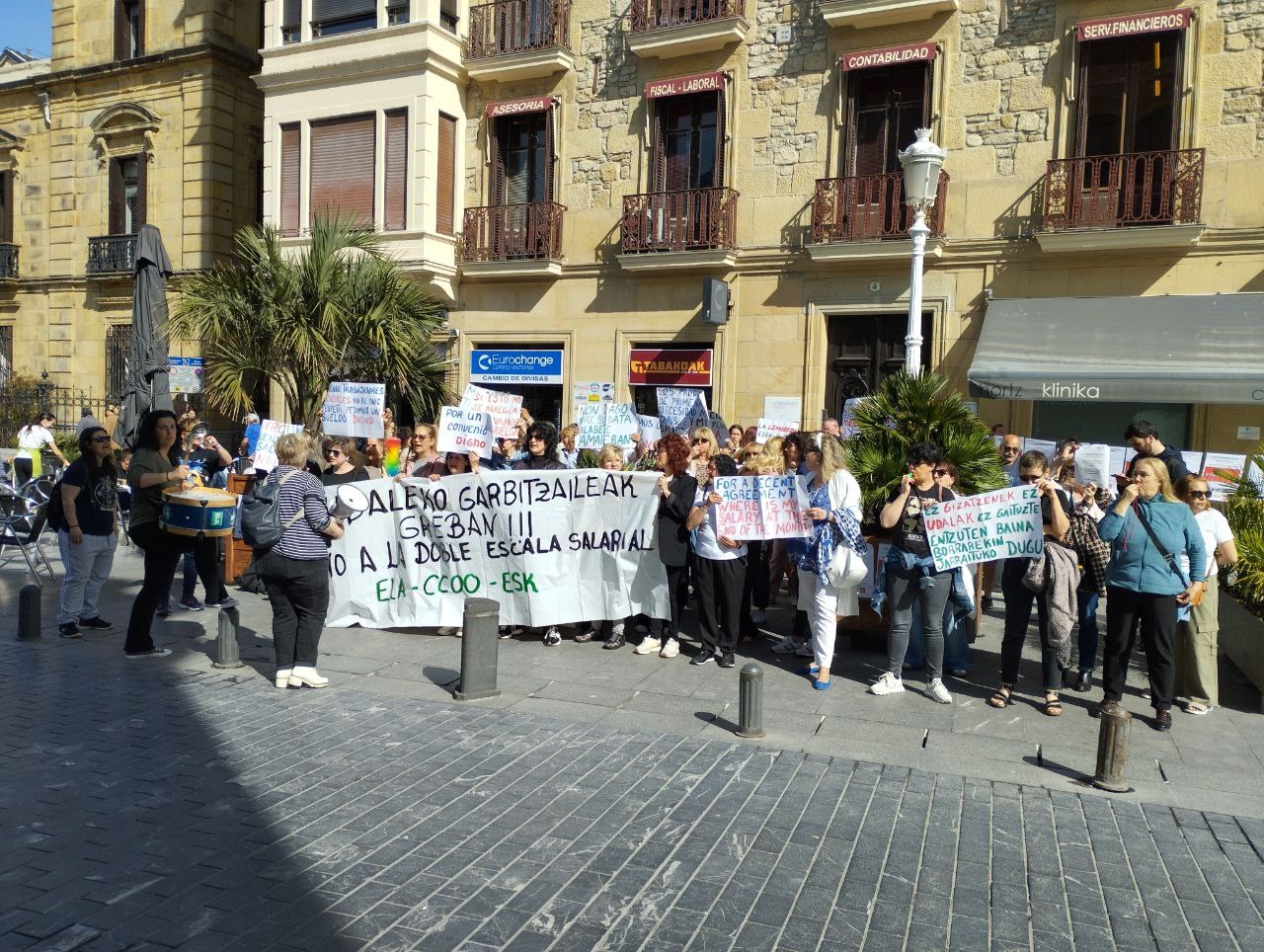 Primera jornada de huelga contra la doble escala salarial y por la recuperación del poder adquisitivo