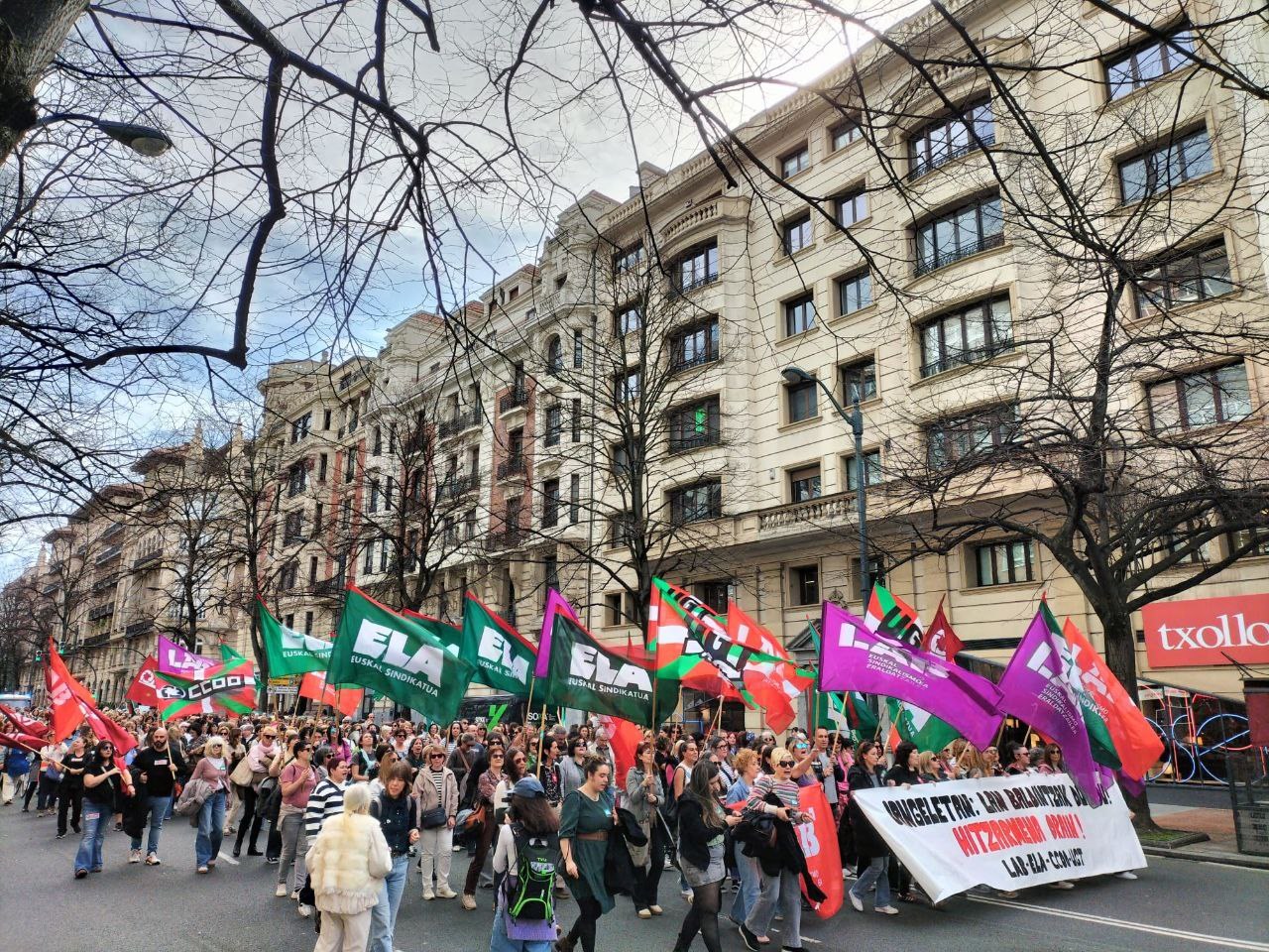 Seguimiento masivo de la huelga