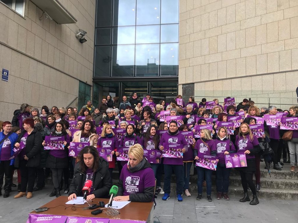 Servicios mínimos de seis minutos para impedir la huelga en las residencias de Gipuzkoa