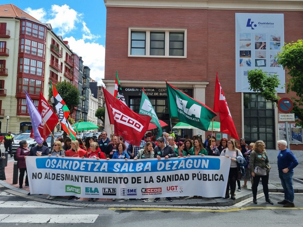 Concentraciones para denunciar el desmantelamiento y la precarización