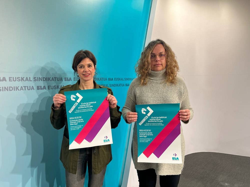 ELA impulsará alianzas y movilizaciones para negociar las condiciones laborales que llevan 15 años sin renovarse