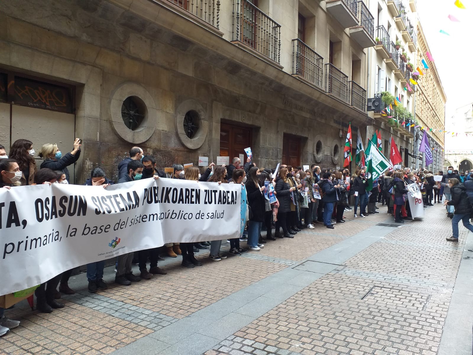 La huelga de Atención Primaria ha tenido el mayor seguimiento de la última década en Osakidetza