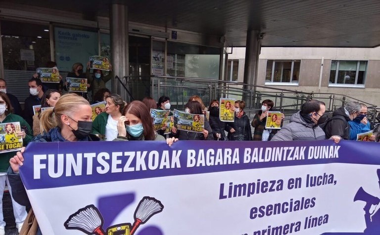 La huelga de ELA en limpieza se prolonga hasta el 19 de marzo