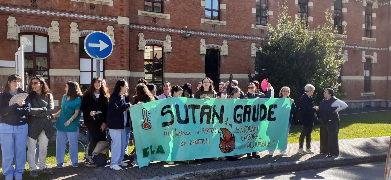 Osakidetza se compromete a tomar medidas para solucionar el problema del calor en el servicio de partos